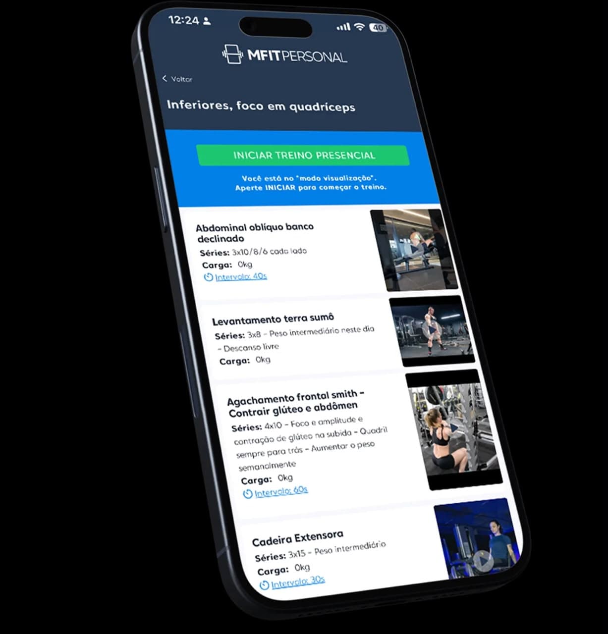 App de acompanhamento da consultoria de treino online do Matheus Nascimento